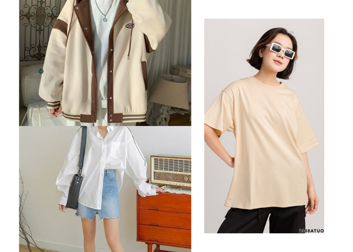 Oversized shirt trend in 2024