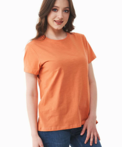 Onetshirtcute.store Organic Cotton T-shirt Dusty Orange